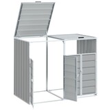 Containerberging voor 2 bakken 144x81x113 cm Staal Grijs - 30% Korting!