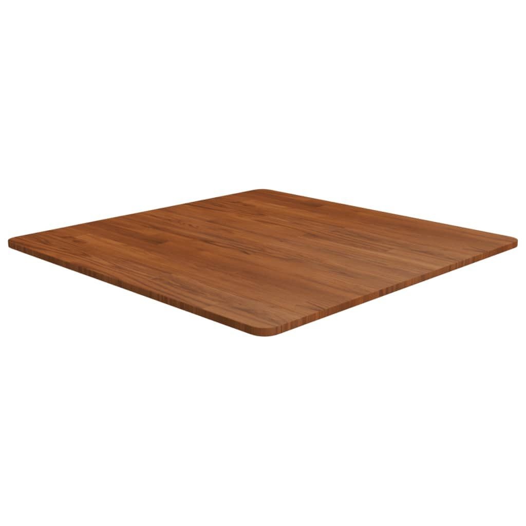 Eikenhouten Tafelblad Donkerbruin 80x80cm - 54% Korting