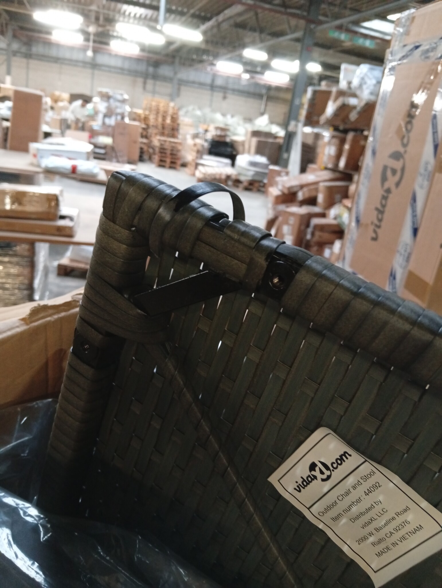 vidaXL Tuinstoel & Kruk Set met Kussens (53% Korting)