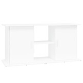 Aquariumstandaard 121x41x58 cm Bewerkt Hout Wit - 34% Korting