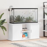 Aquariumstandaard 121x41x58 cm Bewerkt Hout Wit - 34% Korting