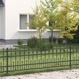 Zwart Stalen Spike Ring Hek (200x110cm) - 34% Korting!
