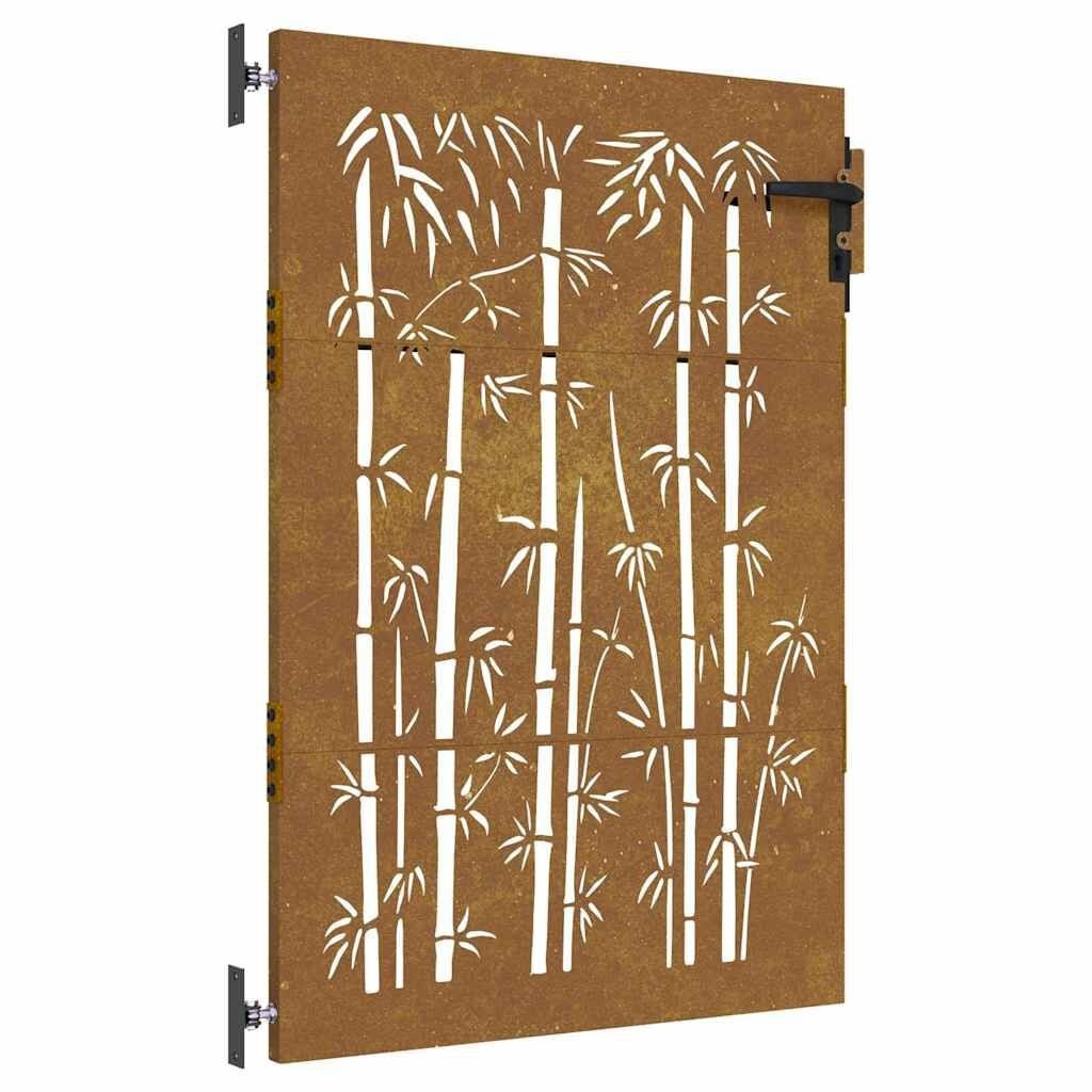 Cortenssteel Bamboe Poort 85x150cm - 54% Korting!