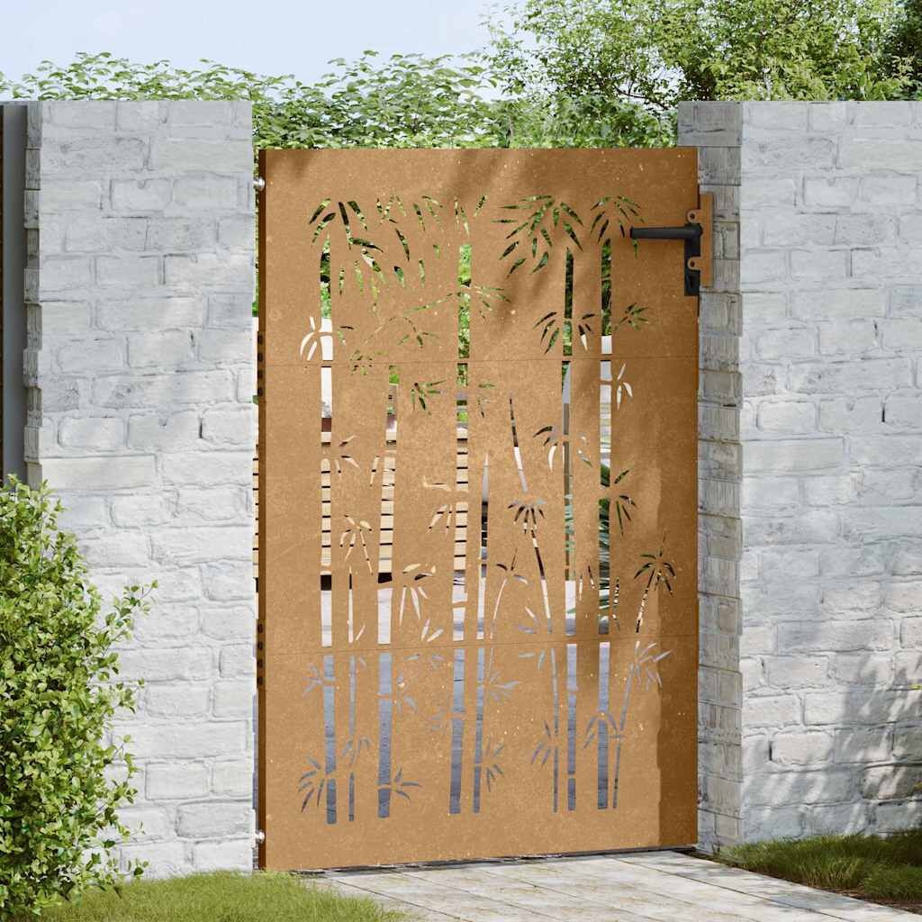 Cortenssteel Bamboe Poort 85x150cm - 54% Korting!