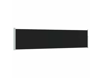 Uittrekbaar Tuinscherm 120x500 cm Zwart - 34% Korting!