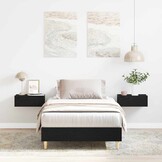 vidaXL Bedframe Zwart Eiken - 54% Korting!