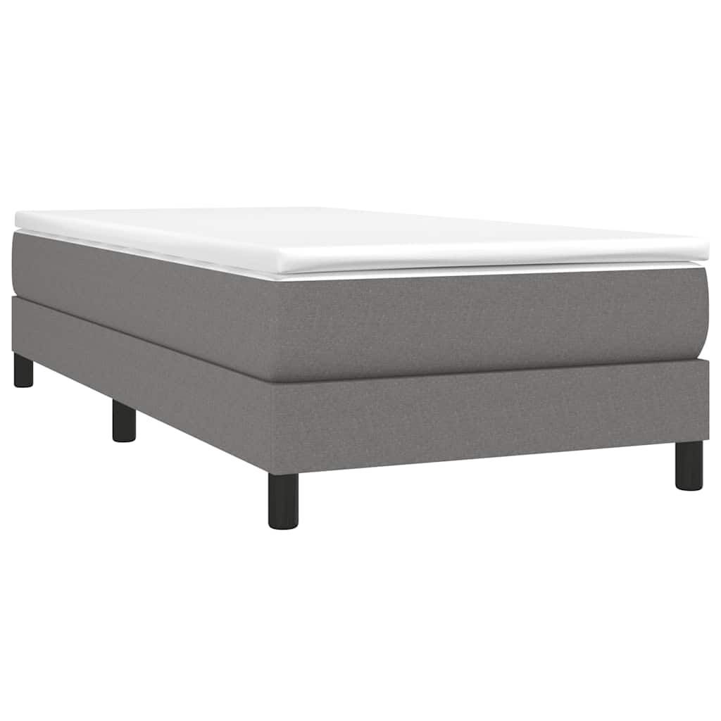 Donkergrijs Bedframe van Stof 100x200 cm - 34% Korting