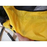 Hondenfietskar Oxford Stof - Geel/Zwart (53% Korting)