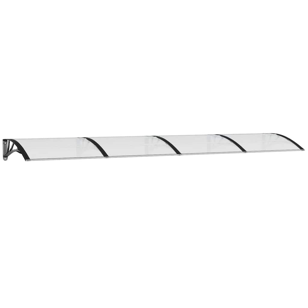 Deurluifel 350x75cm Zwart/Transparant - 34% Korting