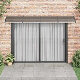 Deurluifel 350x75cm Zwart/Transparant - 34% Korting