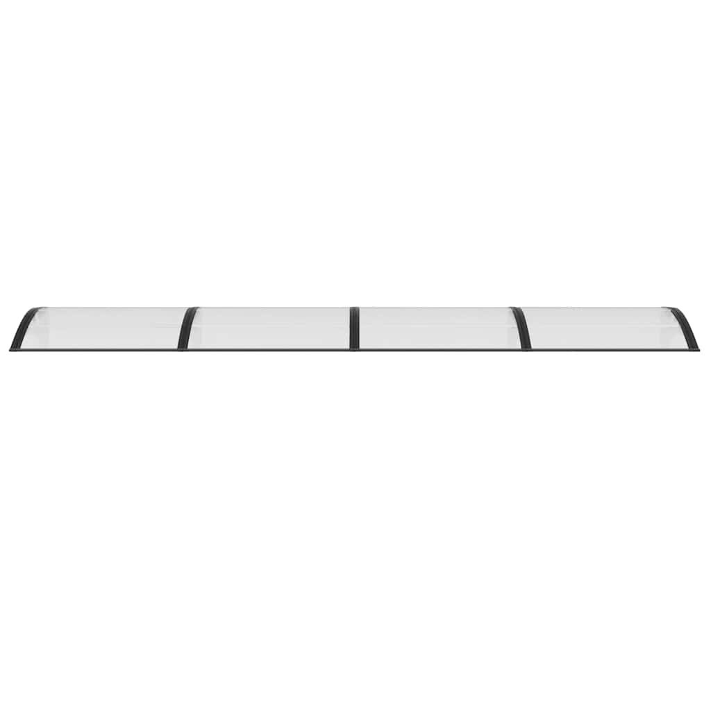 Deurluifel 350x75cm Zwart/Transparant - 34% Korting