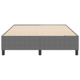 Boxspring Bed Lichtgrijs 140x190 cm Katoen - 34% Korting!