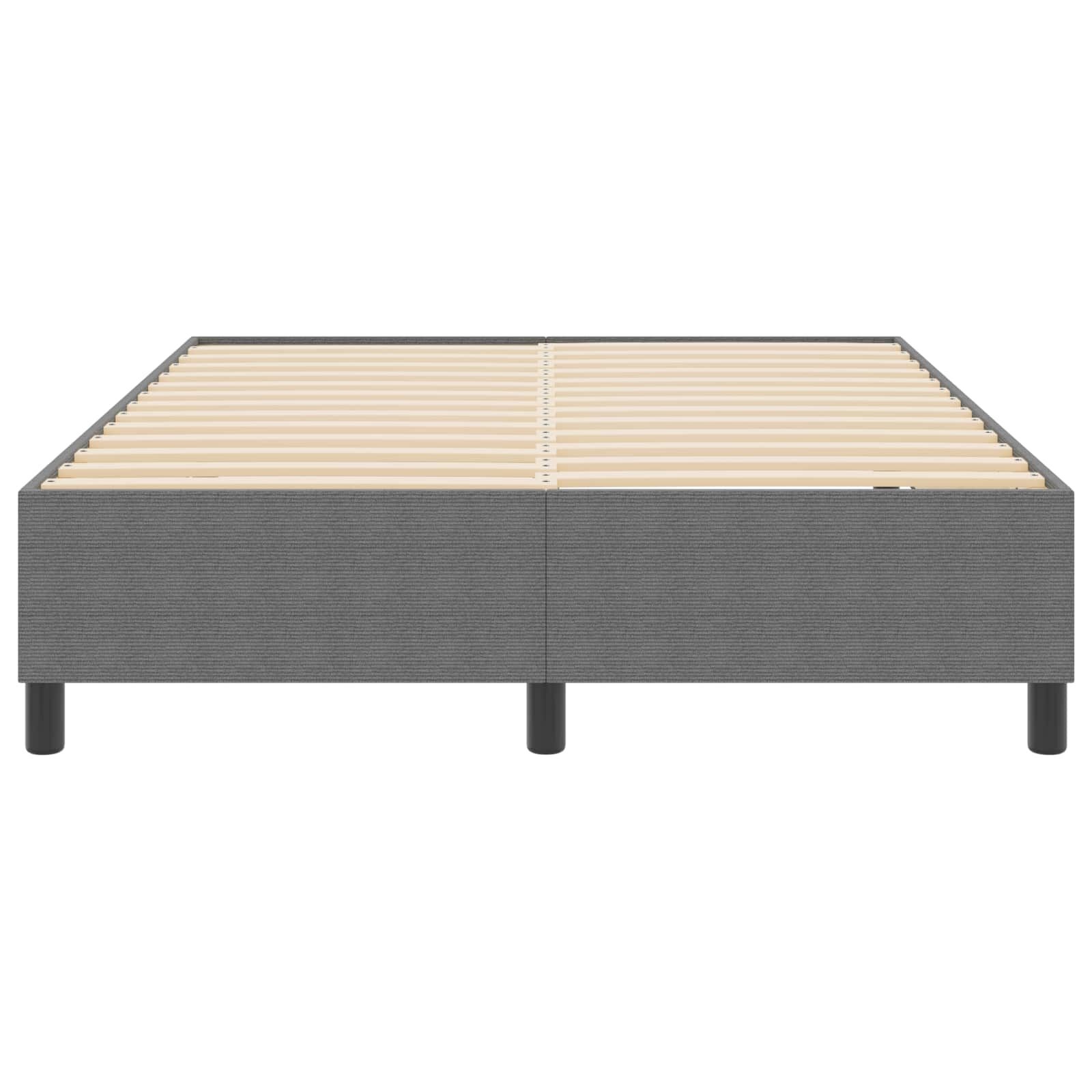 Boxspring Bed Lichtgrijs 140x190 cm Katoen - 34% Korting!