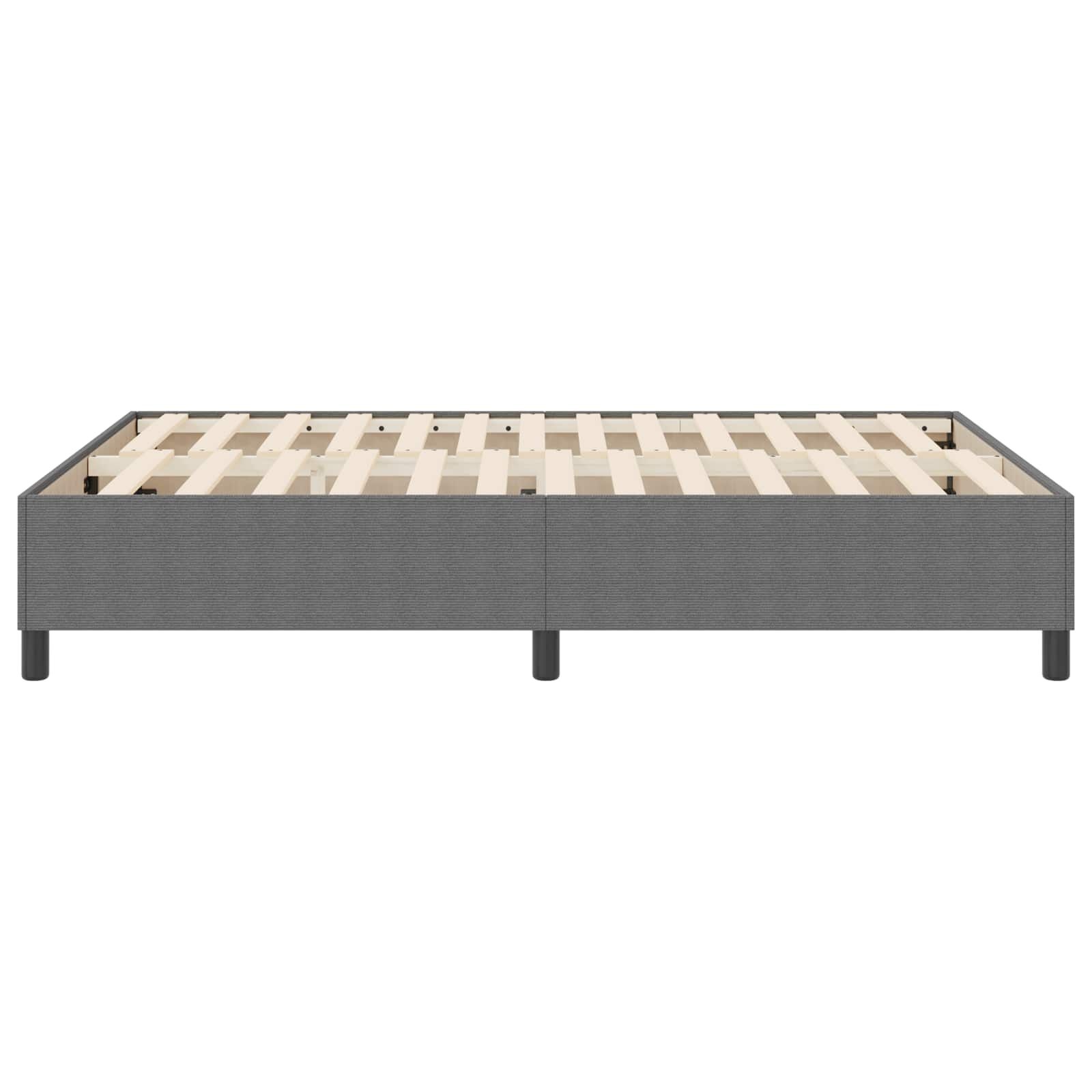 Boxspring Bed Lichtgrijs 140x190 cm Katoen - 34% Korting!