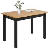 Zwarte Eettafel Grenenhout (54% Korting)