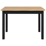 Zwarte Eettafel Grenenhout (54% Korting)