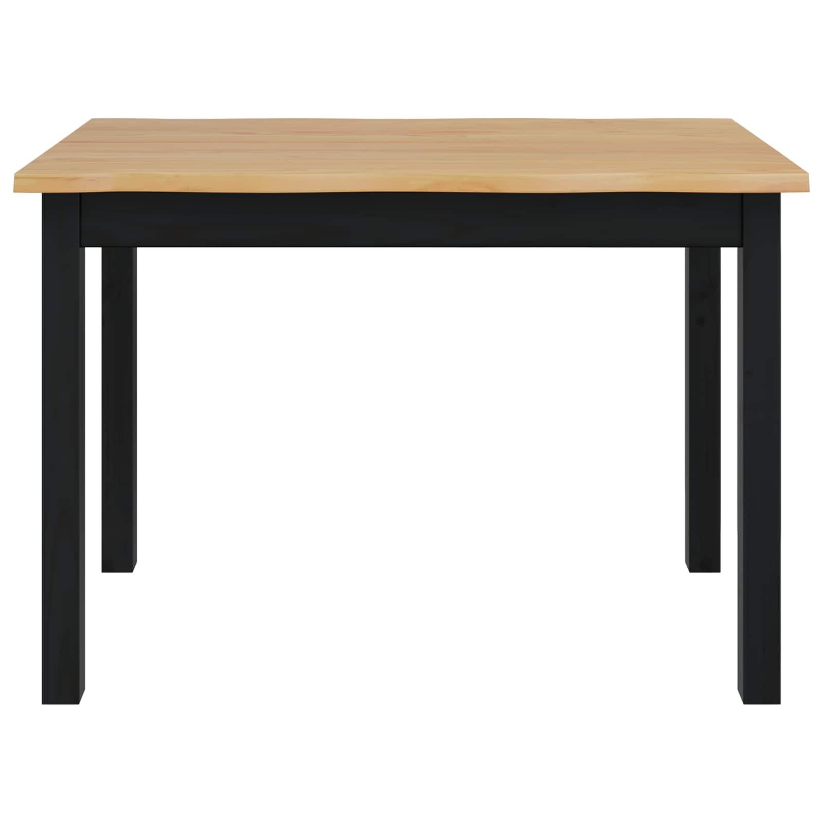 Zwarte Eettafel Grenenhout (54% Korting)