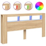 VidaXL Hoofdbord LED Eiken 200cm - 54% Korting