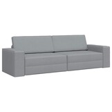 Lichtgrijze Slaapbank van Stof (245x78x77cm) - 35% Korting