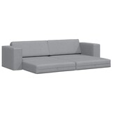 Lichtgrijze Slaapbank van Stof (245x78x77cm) - 35% Korting