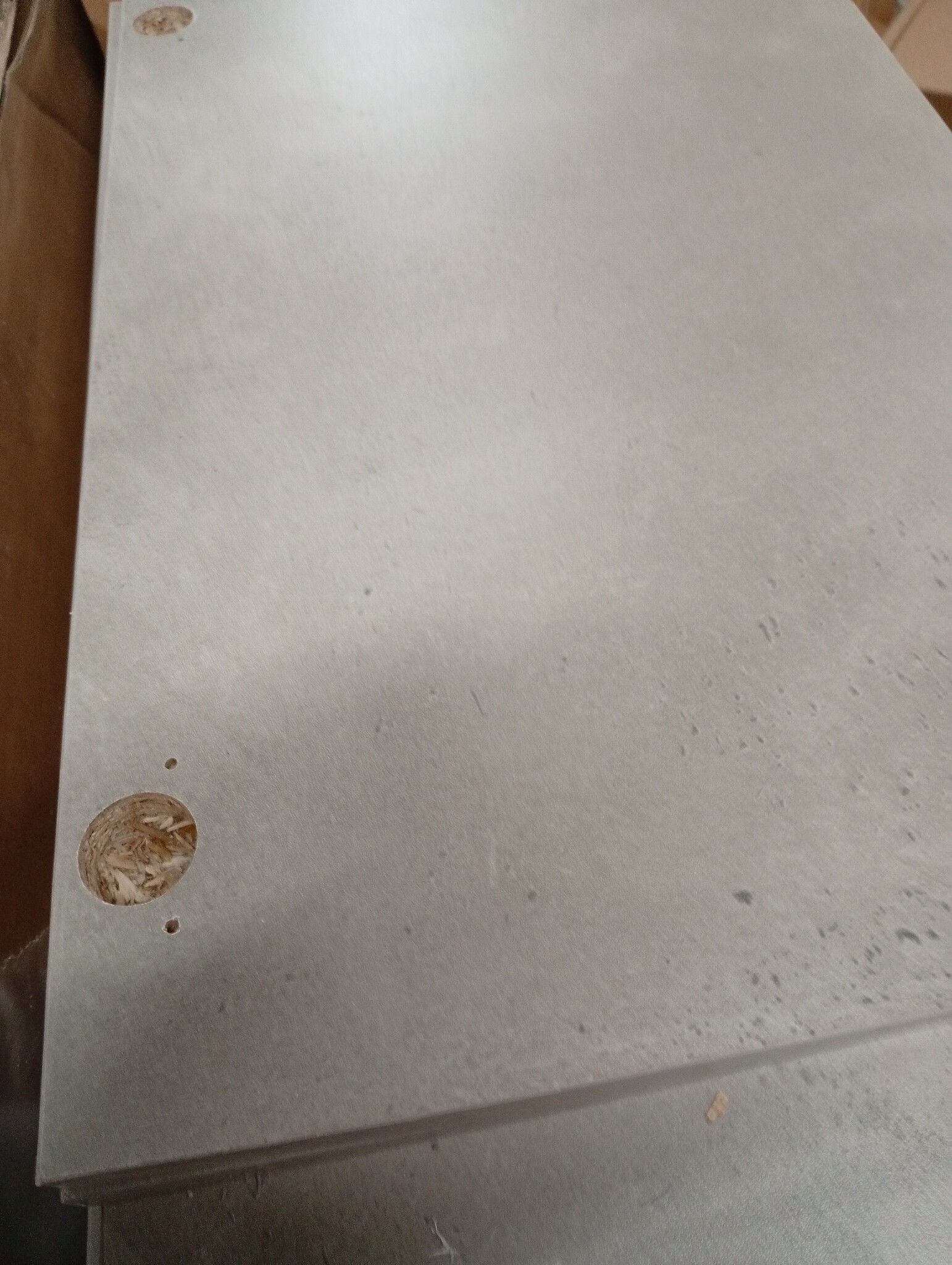 Badkamerwandkast 30x30x130 cm, Bewerkt Hout, Betongrijs - 54% Korting!