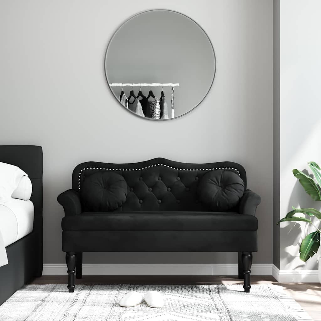 Bankje met Kussens 120,5cm - 59% Korting
