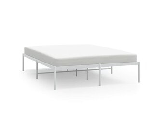 vidaXL Wit Metalen Bedframe 160x200 cm - 34% Korting!