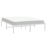 vidaXL Wit Metalen Bedframe 160x200 cm - 34% Korting!