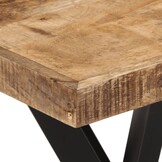 Eettafel 110x55x75 cm Massief Mangohout met 35% Korting