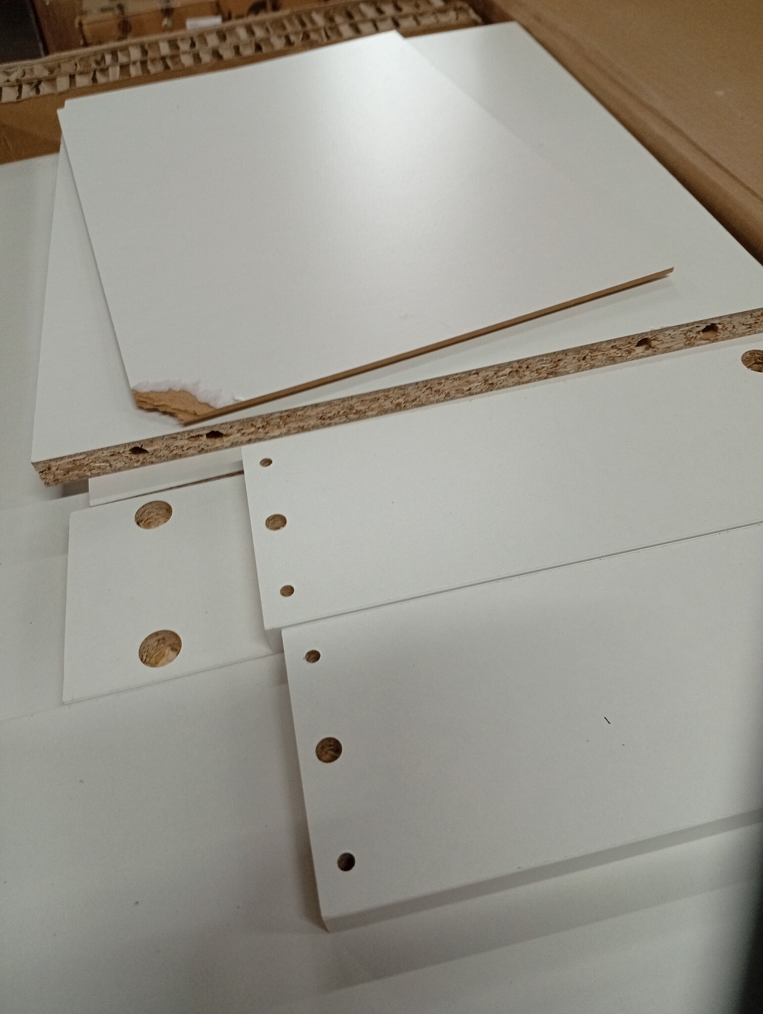 Dressoir 80x36x75 cm Bewerkt Hout Wit - 59% Korting!