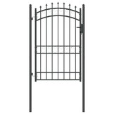 Hekdeur Vergrendelbaar Grijs Staal 104x147 cm - 54% Korting