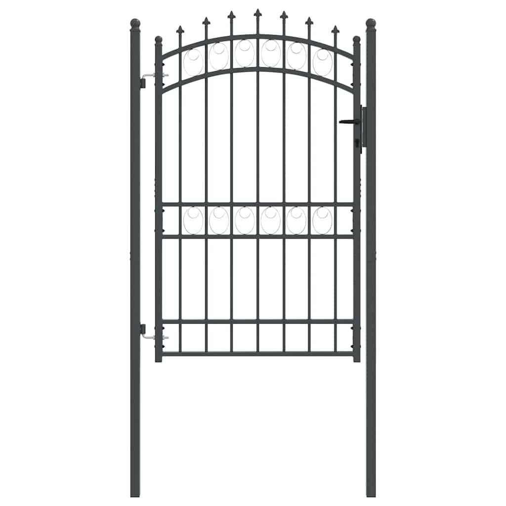 Hekdeur Vergrendelbaar Grijs Staal 104x147 cm - 54% Korting