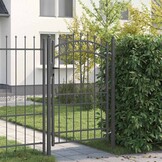 Hekdeur Vergrendelbaar Grijs Staal 104x147 cm - 54% Korting
