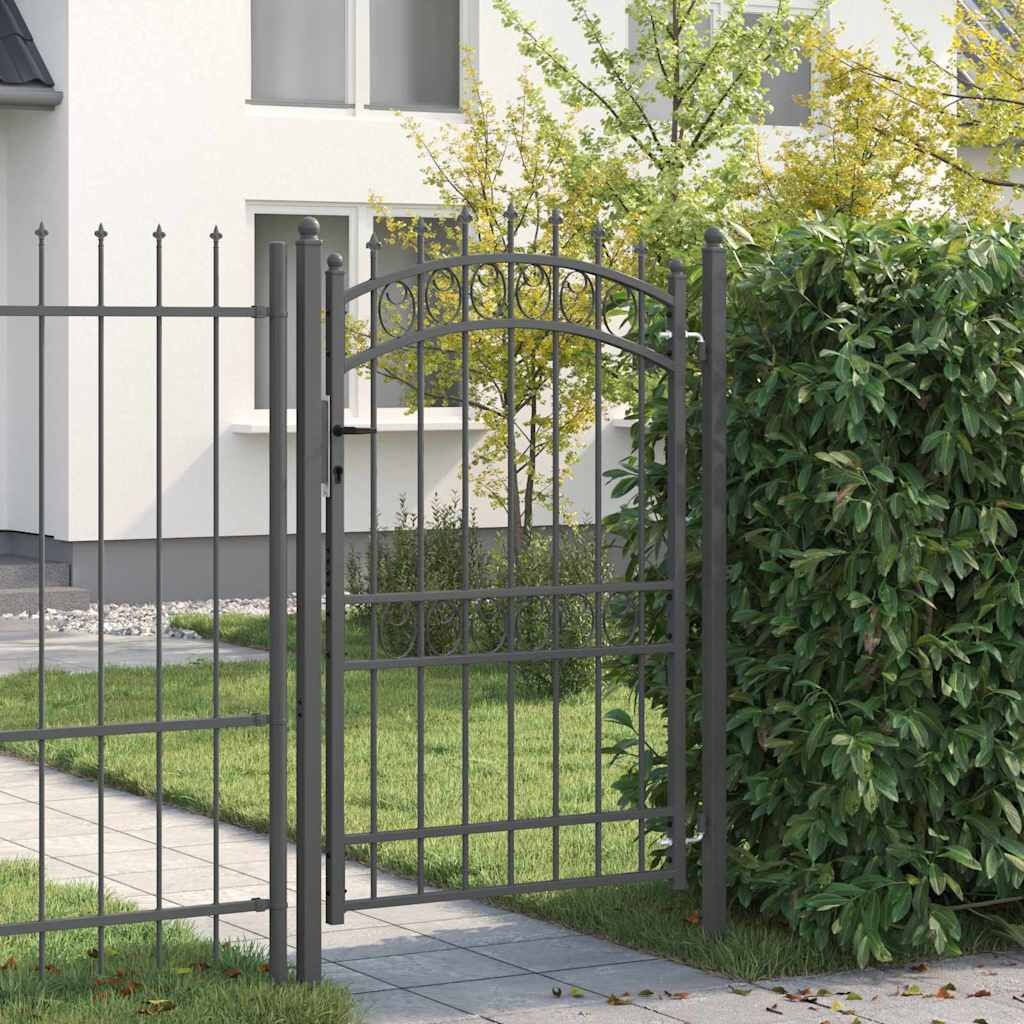 Hekdeur Vergrendelbaar Grijs Staal 104x147 cm - 54% Korting