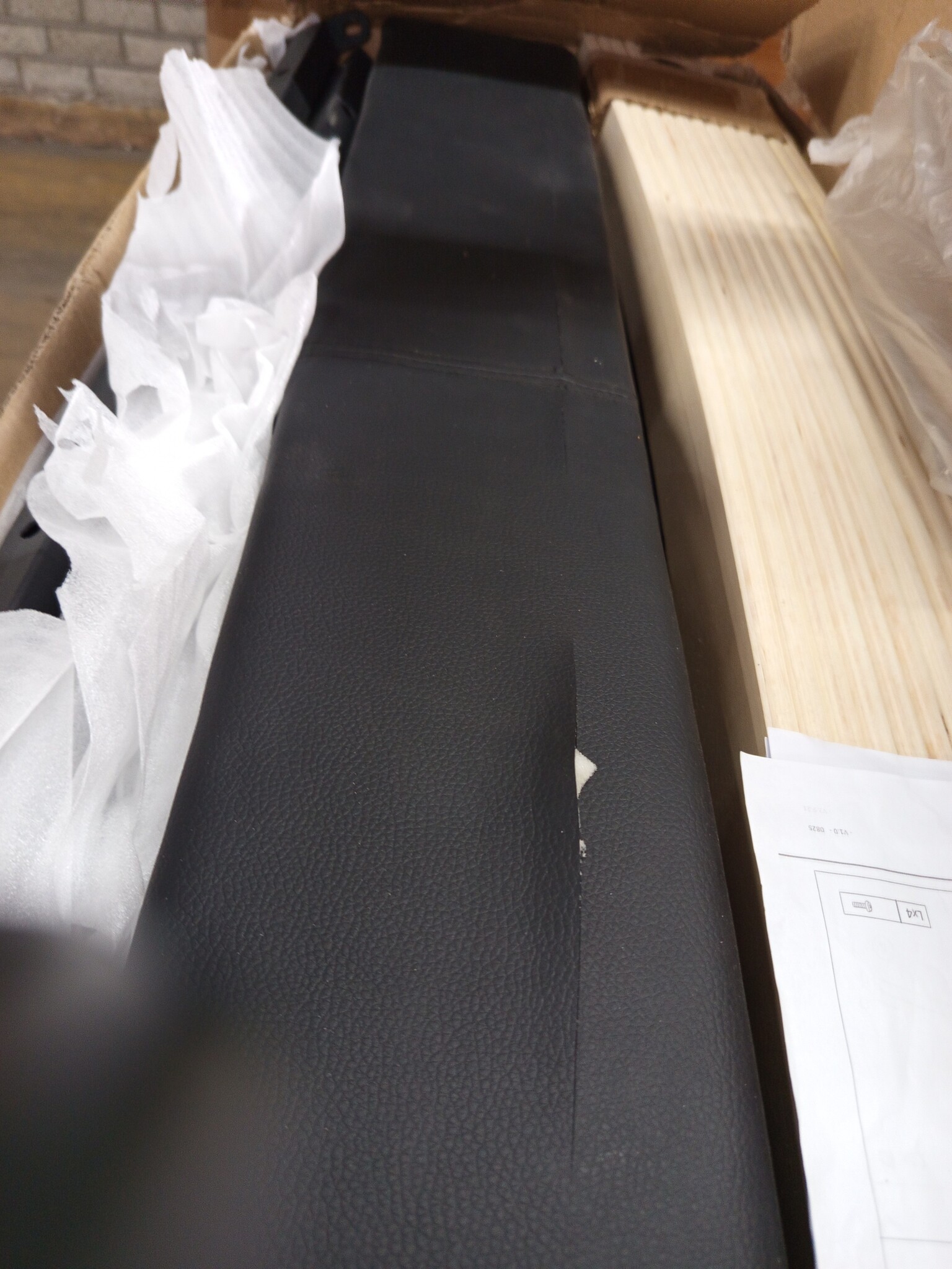 vidaXL Zwart Kunstleren Bedframe 90x200 cm - 59% Korting