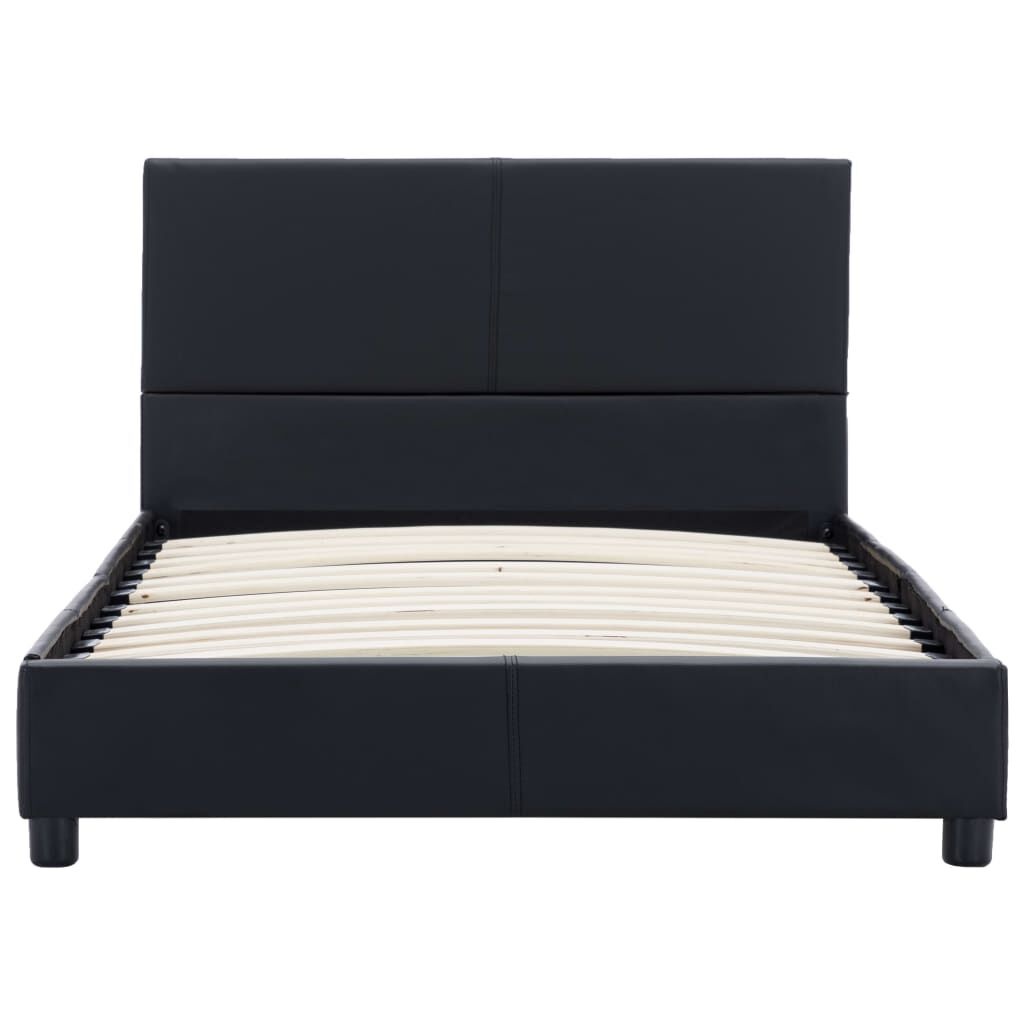 vidaXL Zwart Kunstleren Bedframe 90x200 cm - 59% Korting