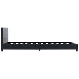 vidaXL Zwart Kunstleren Bedframe 90x200 cm - 59% Korting