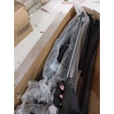vidaXL Tuinpoort Zwart 150x400 cm - 60% Korting