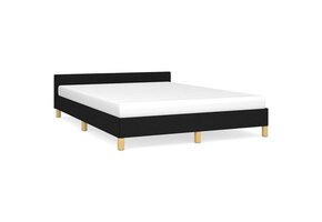 Zwart Bedframe van Stof (140x190 cm) - 46% Korting!