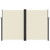 Uittrekbaar Windscherm Crèmekleurig 220x1000 cm - 35% Korting