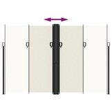 Uittrekbaar Windscherm Crèmekleurig 220x1000 cm - 35% Korting