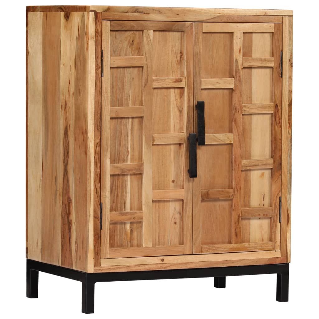 VidaXL Dressoir Massief Acaciahout Bruin 60x35x76 cm - 35% Korting