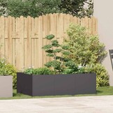 Plantenbak Staal Zwart 120x80x40 cm - 53% Korting!