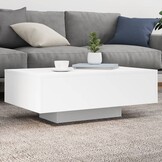 Moderne Salontafel met LED-verlichting Wit - 52% Korting