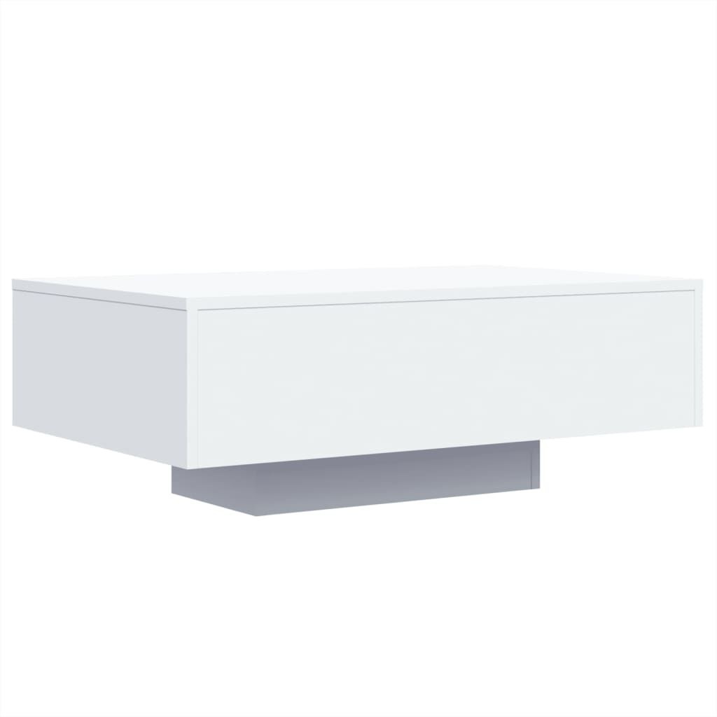 Moderne Salontafel met LED-verlichting Wit - 52% Korting