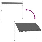 Uittrekbare Luifel 400cm Antraciet - 54% Korting