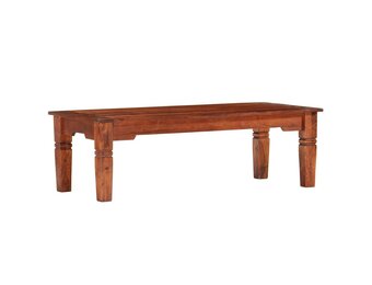 Salontafel XL massief acaciahout, donker hout - 59% Korting