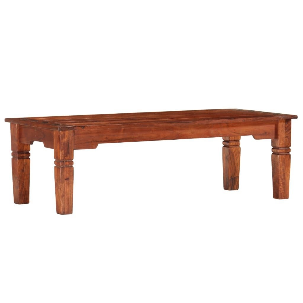 Salontafel XL massief acaciahout, donker hout - 59% Korting