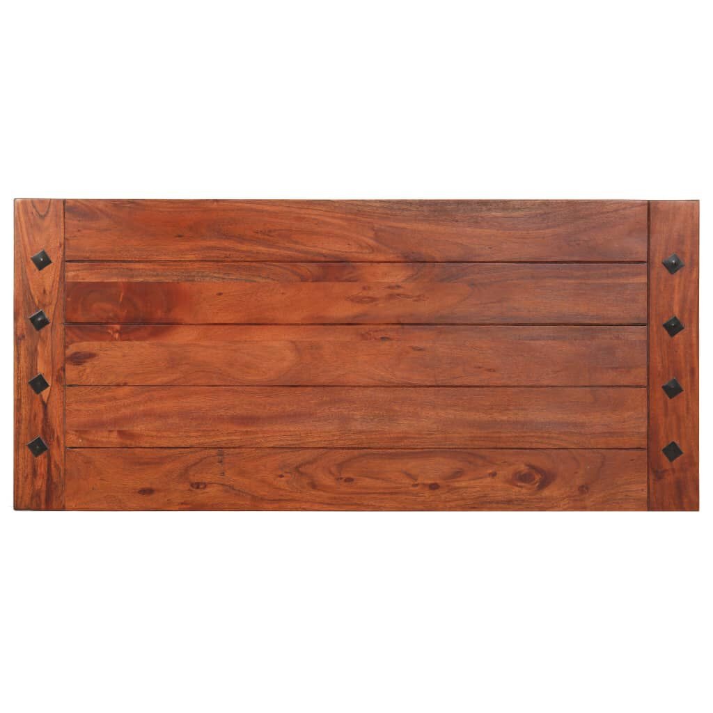 Salontafel XL massief acaciahout, donker hout - 59% Korting