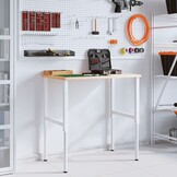 Verstelbare Werkbankframes Metaal Grijs (2 stuks) - 34% Korting
